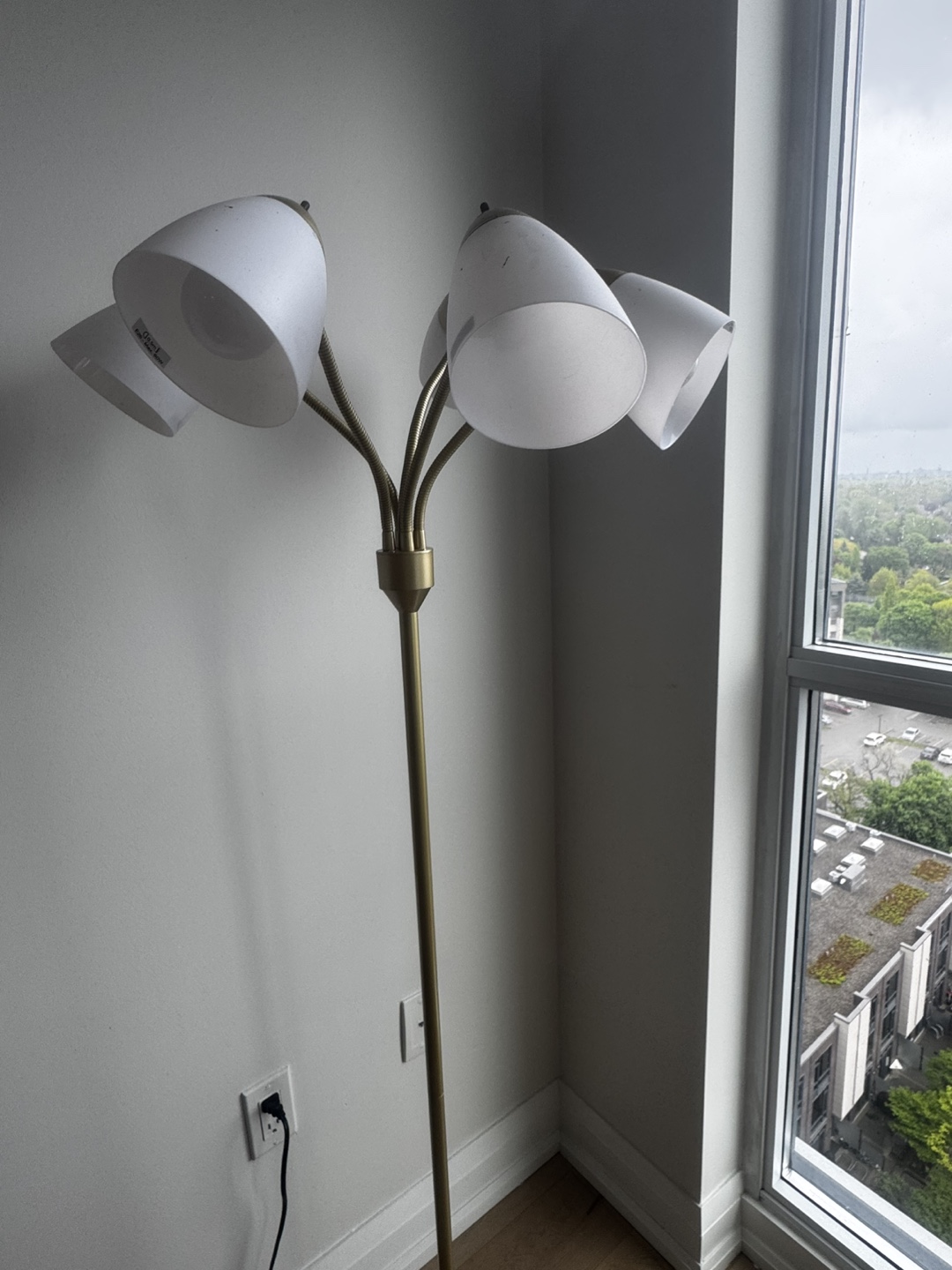 Five-Light Gold Floor Lamp - photo 2