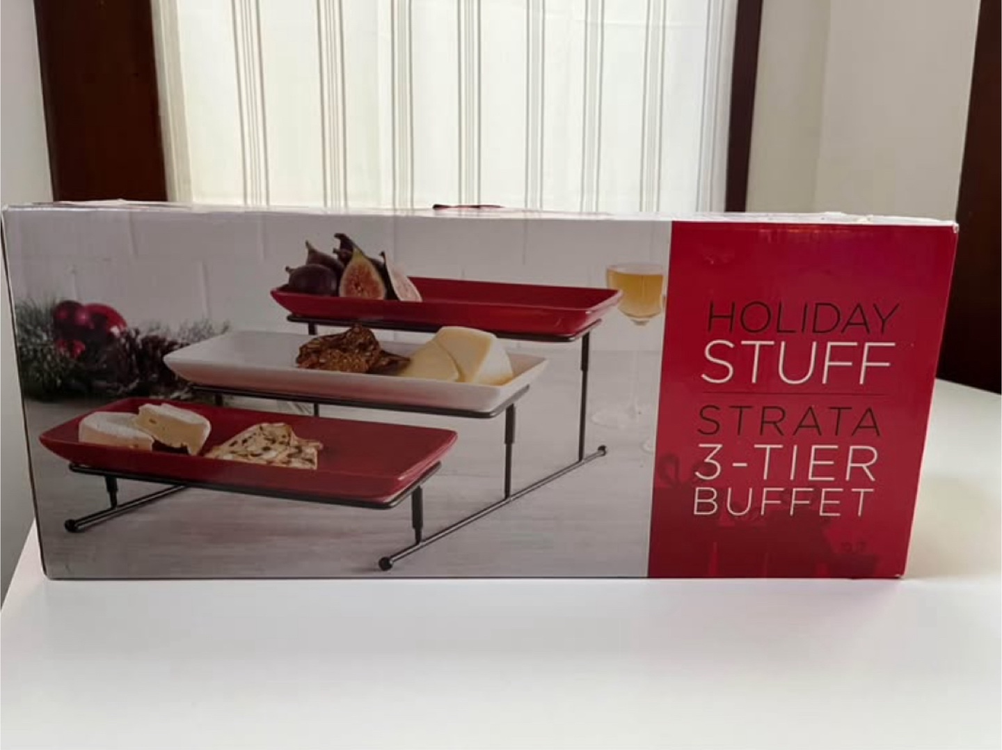 Holiday Stuff Strata 3-Tier Buffet Server