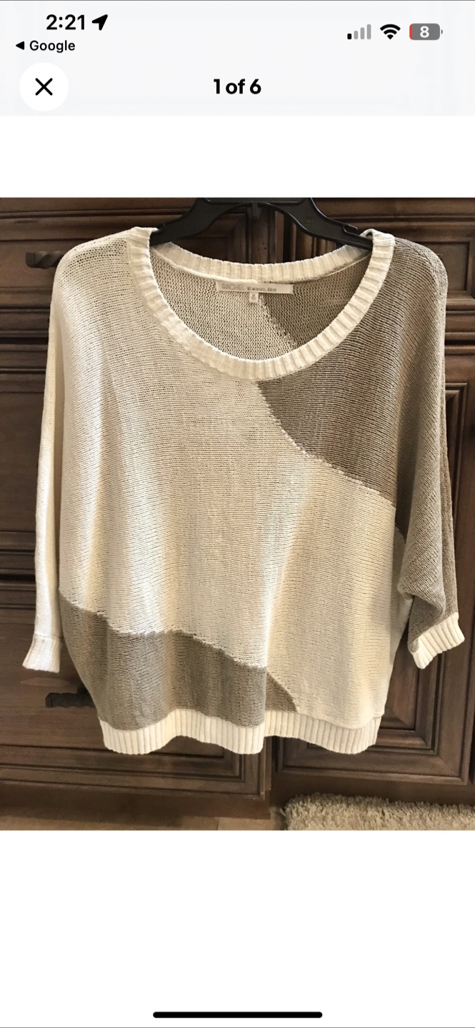 Rachel Roy Colour Block Knit Sweater