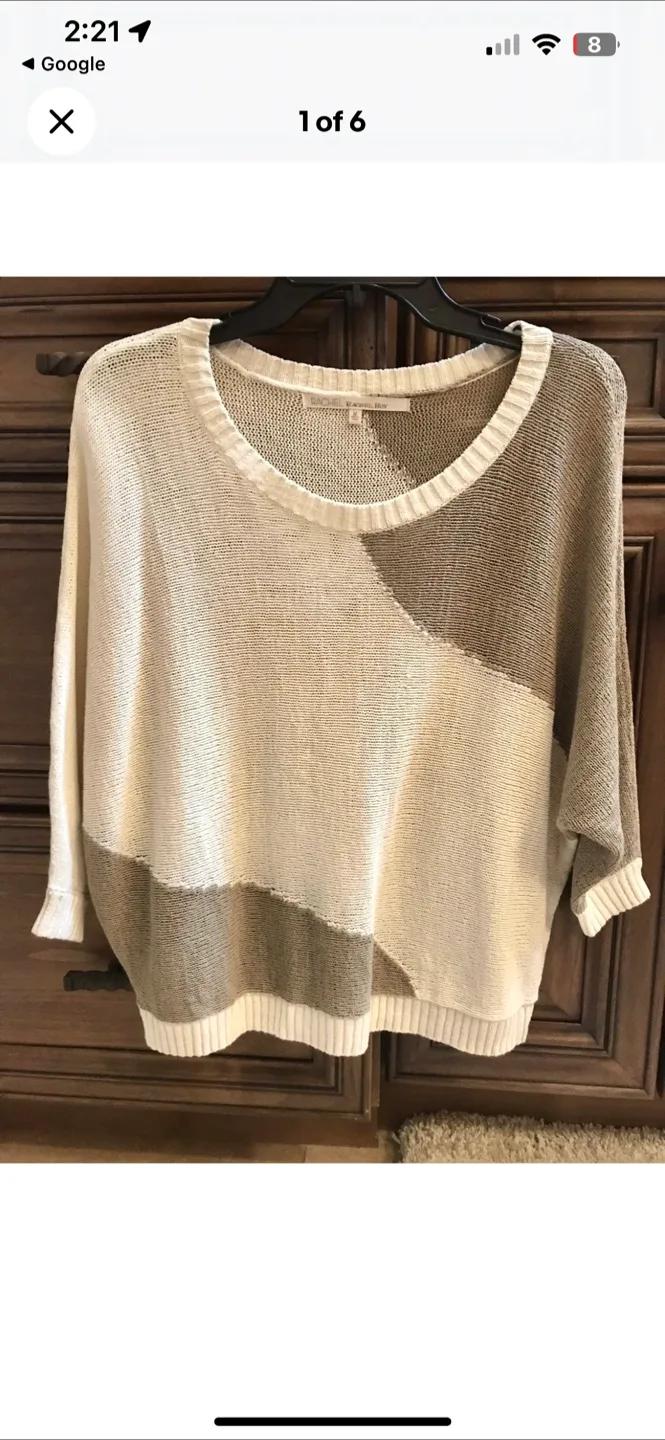 Rachel Roy Colour Block Knit Sweater thumbnail