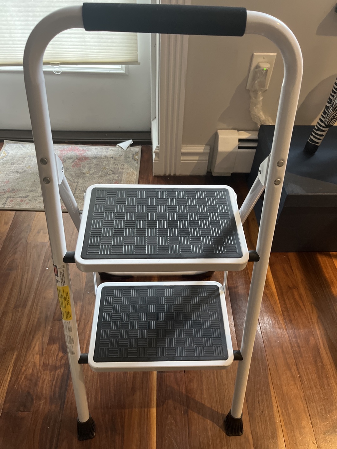 2-Step Folding Step Stool with Handrail
