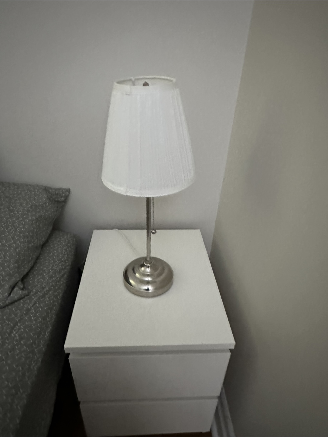IKEA Table Lamp with Pleated Shade - photo 2