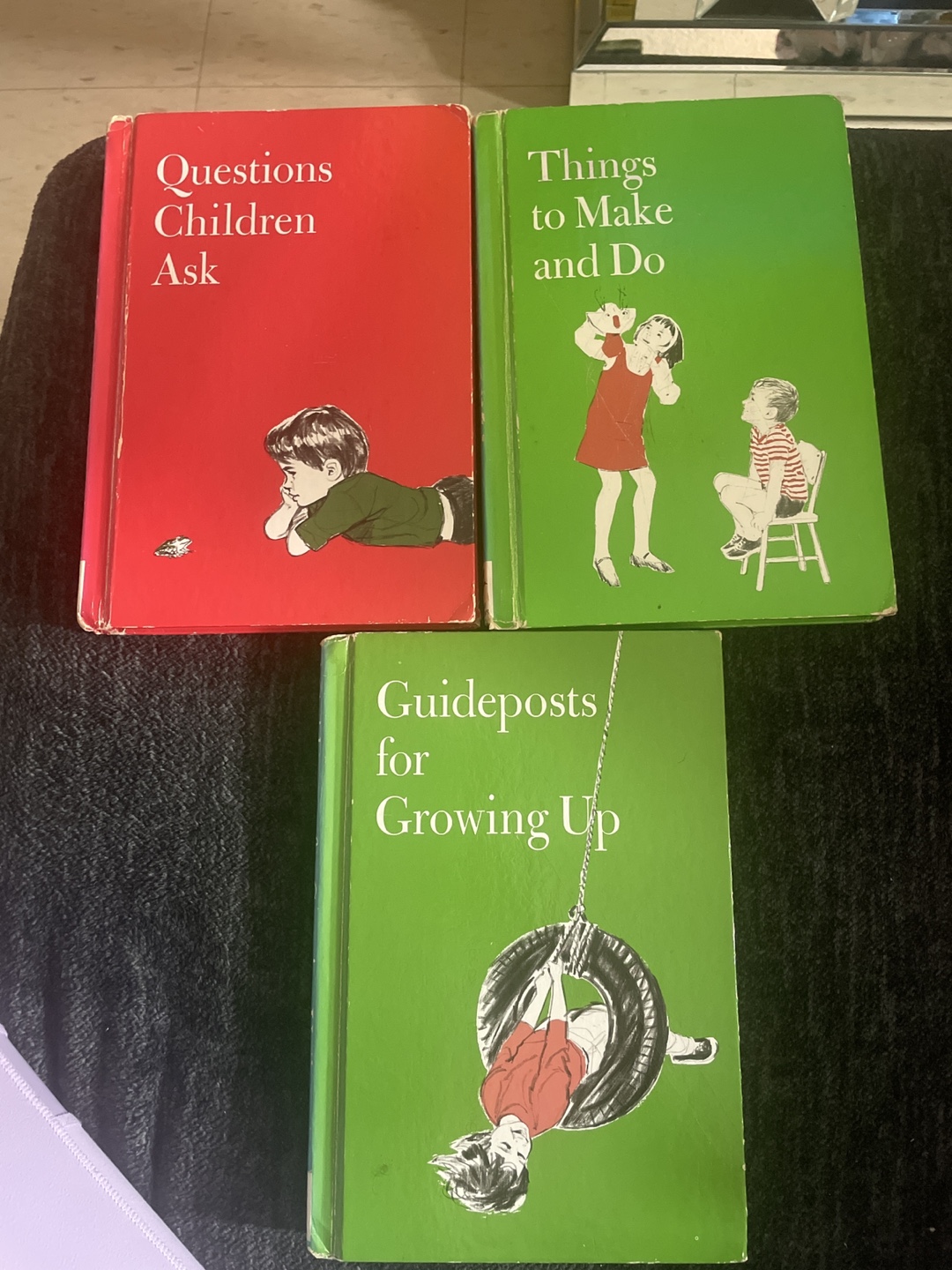 Set of three vintage children's books