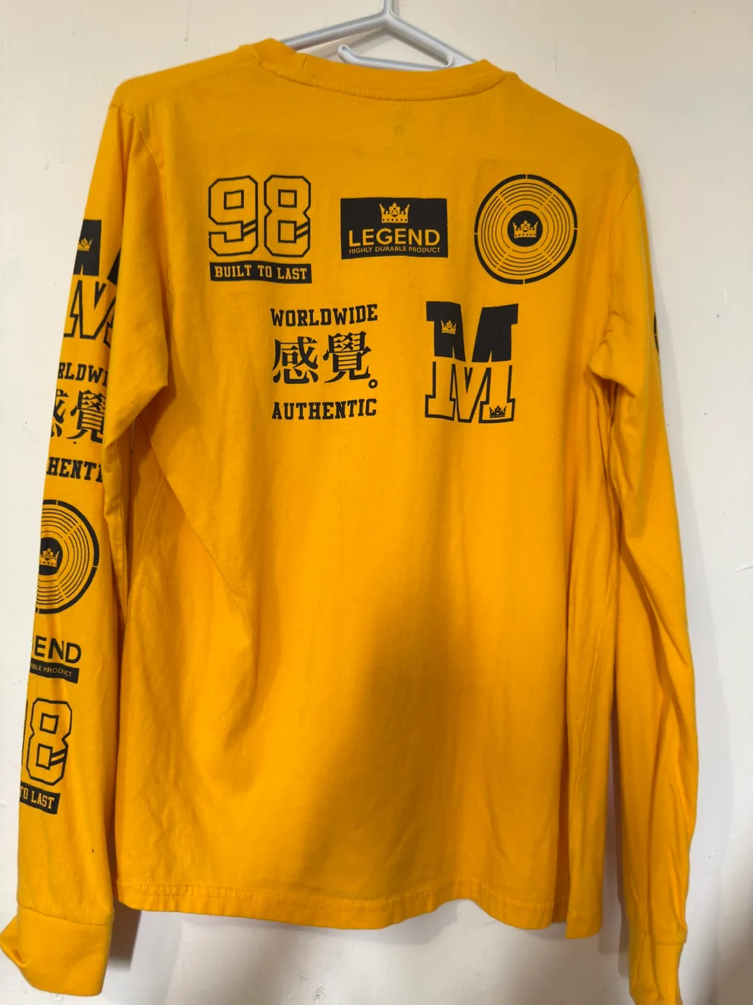 Urban Heritage Mustard Yellow Long Sleeve Shirt Size Small image indicator(2)