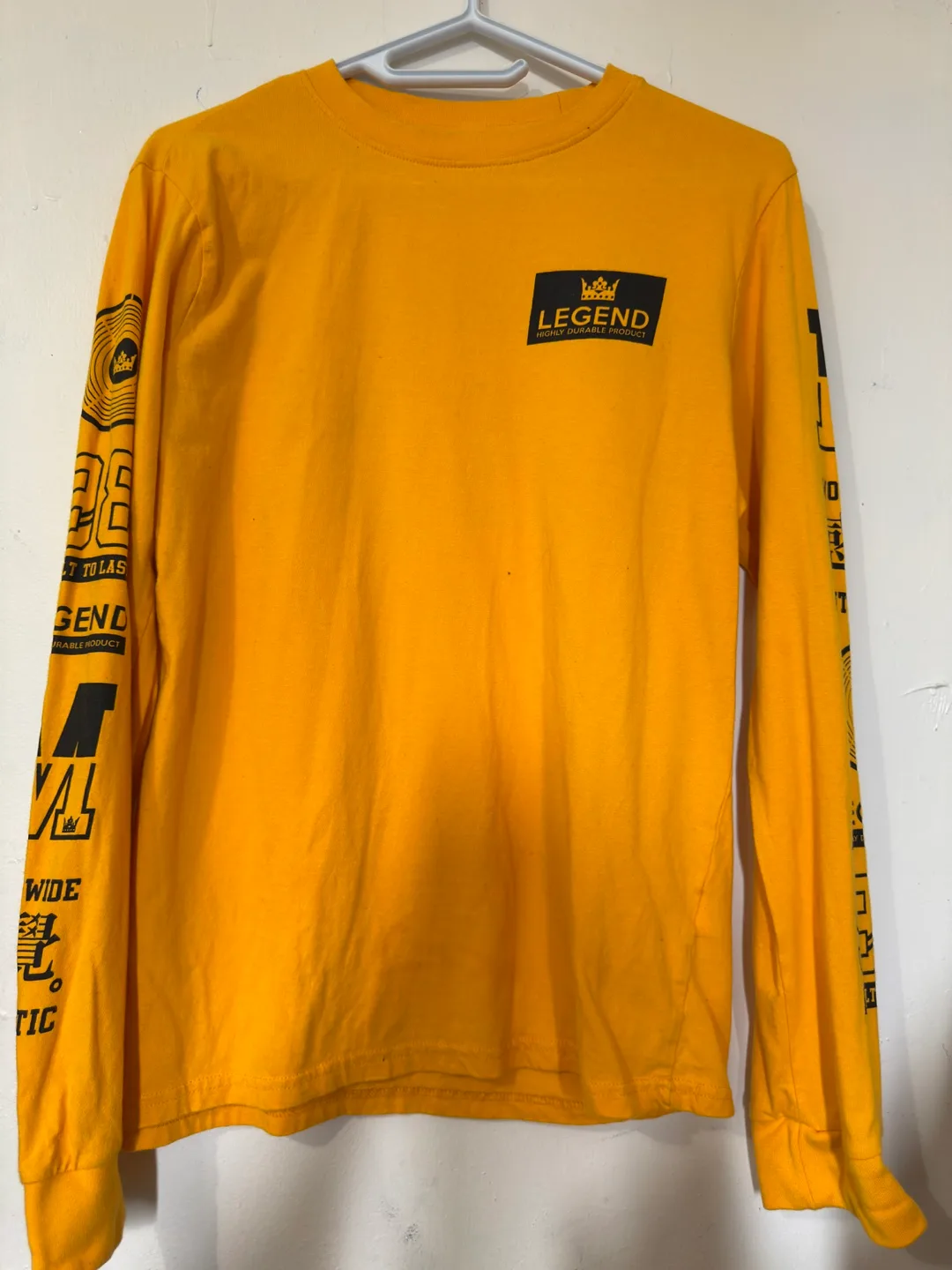 Urban Heritage Mustard Yellow Long Sleeve Shirt Size Small thumbnail