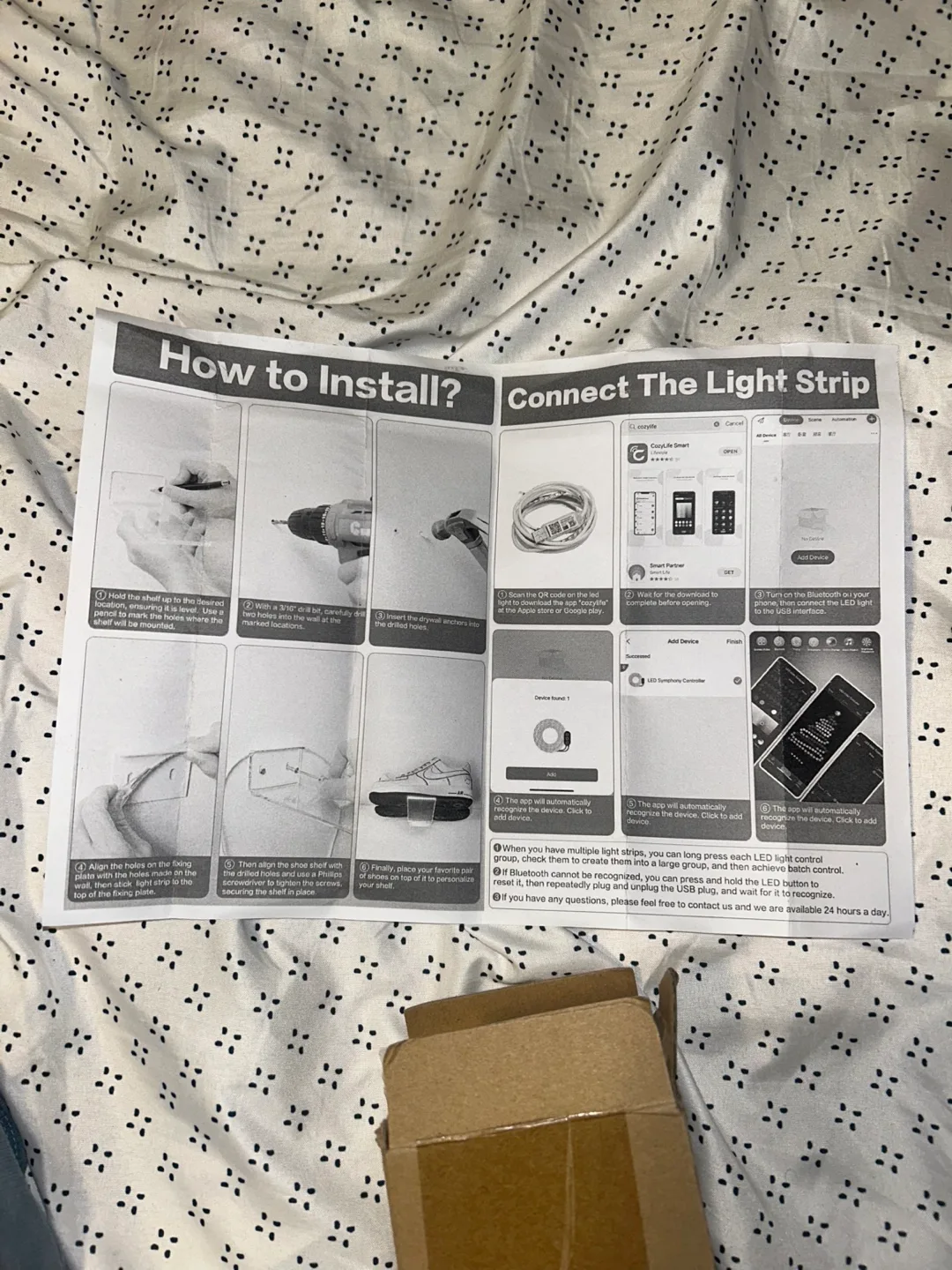 DILIBRA Set of 6 Floating Shoe Display Shelves with Lights image indicator(2)