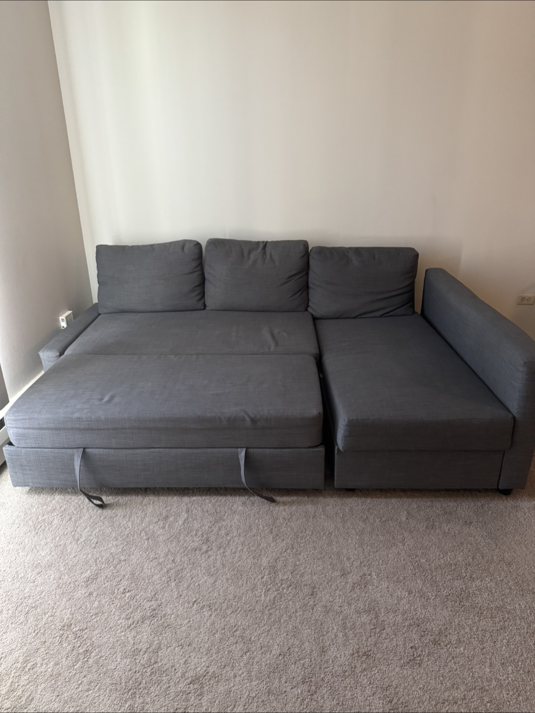 IKEA Friheten Corner Sleeper Sofa - Dark Grey