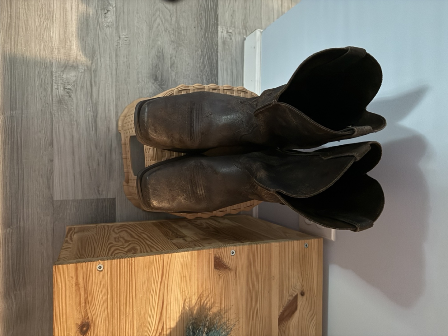 Brown Leather Cowboy Boots