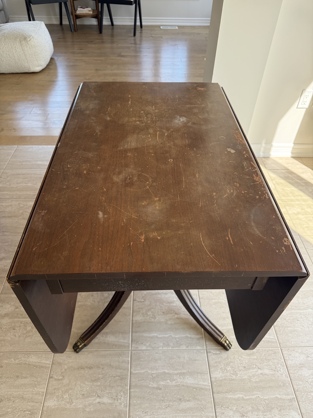Vintage Drop Leaf Dining Table - photo 2