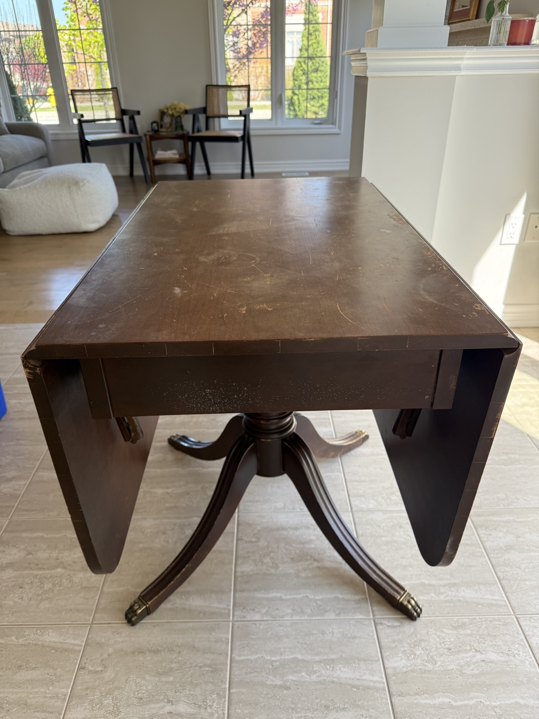 Vintage Drop Leaf Dining Table - photo 3