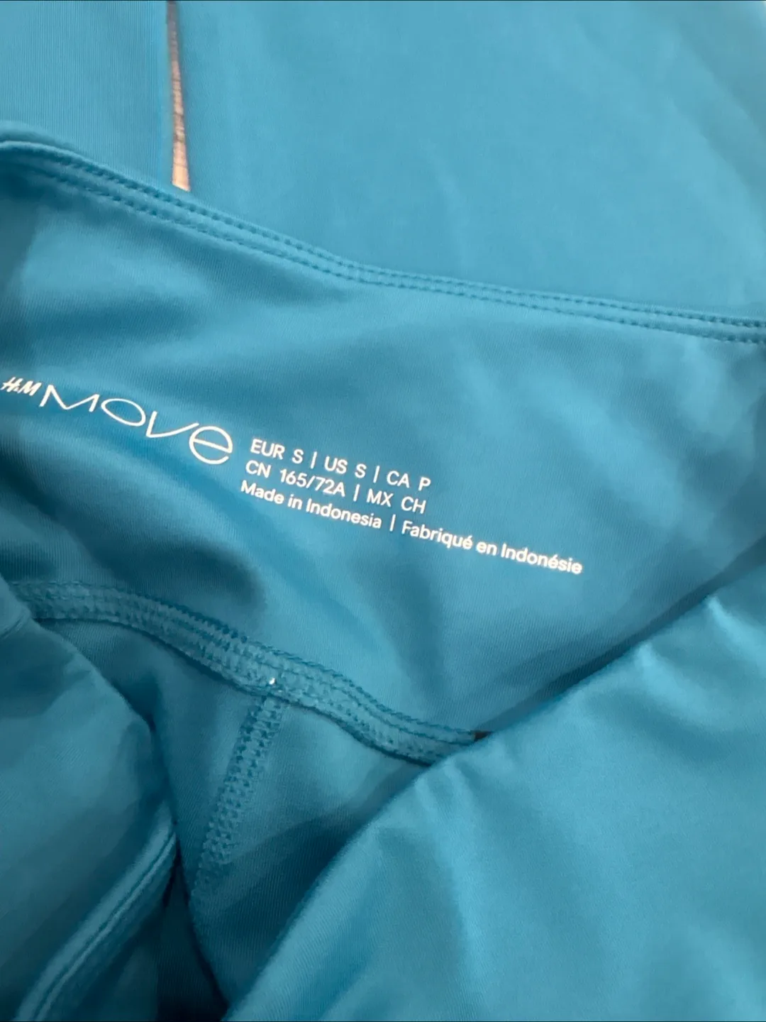HM Move Teal Blue Leggings Size P image indicator(2)