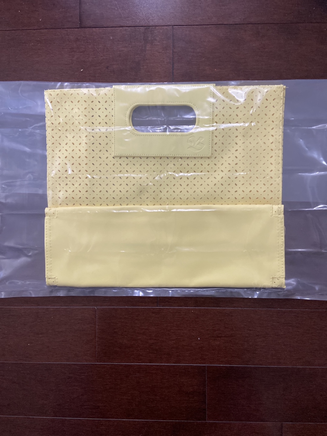 The Bay Pale Yellow Perforated Handbag - photo 2