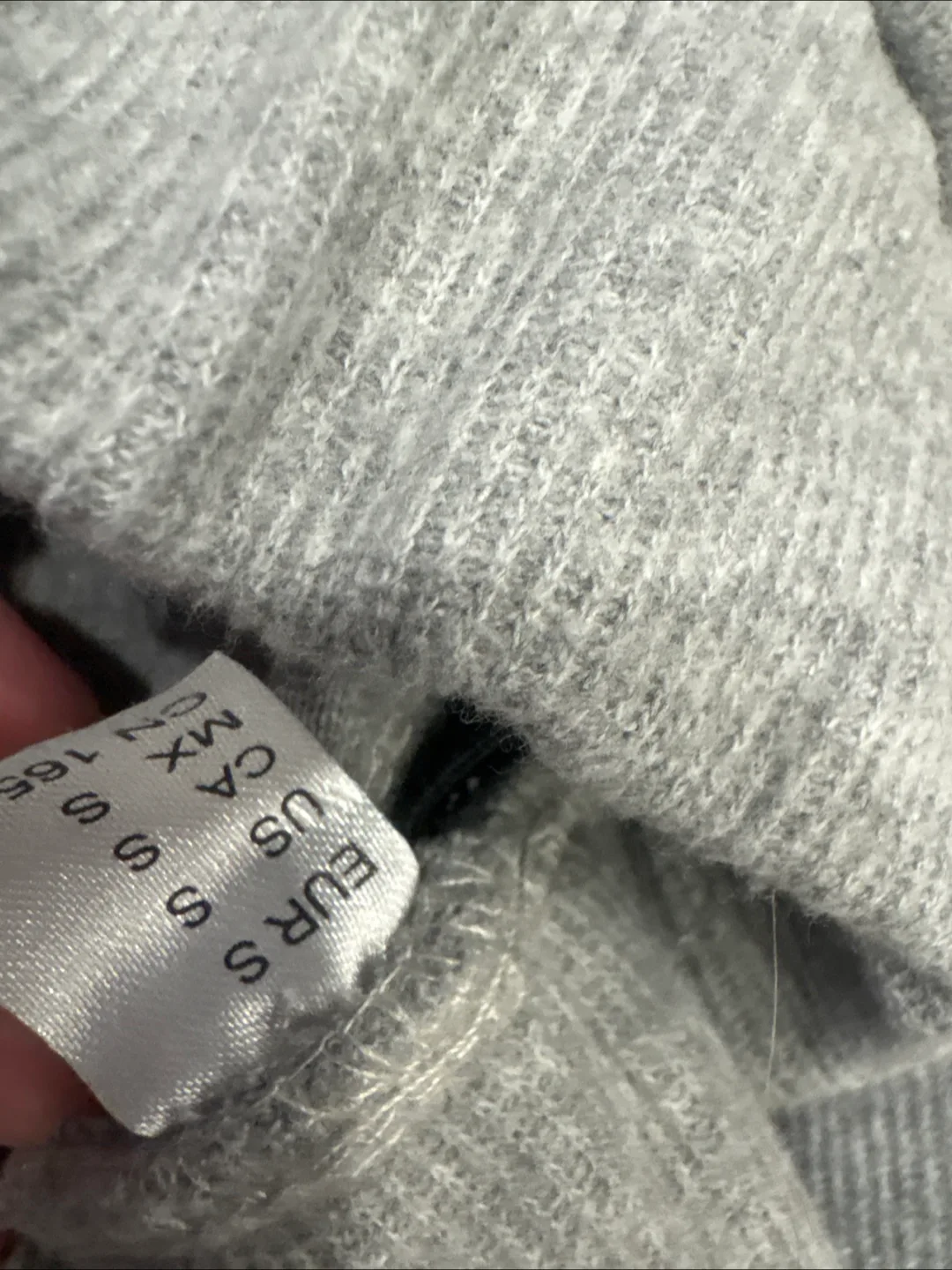 Grey Ribbed Knit Set - Size Small image indicator(3)