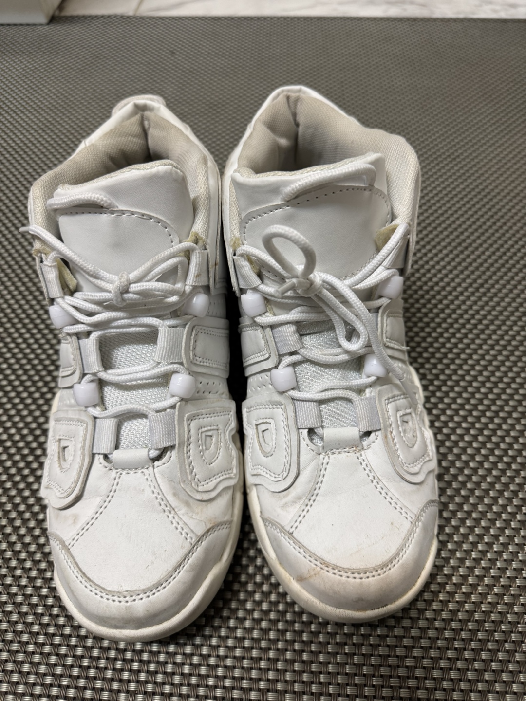 White Nike Air More Uptempo 96 Sneakers