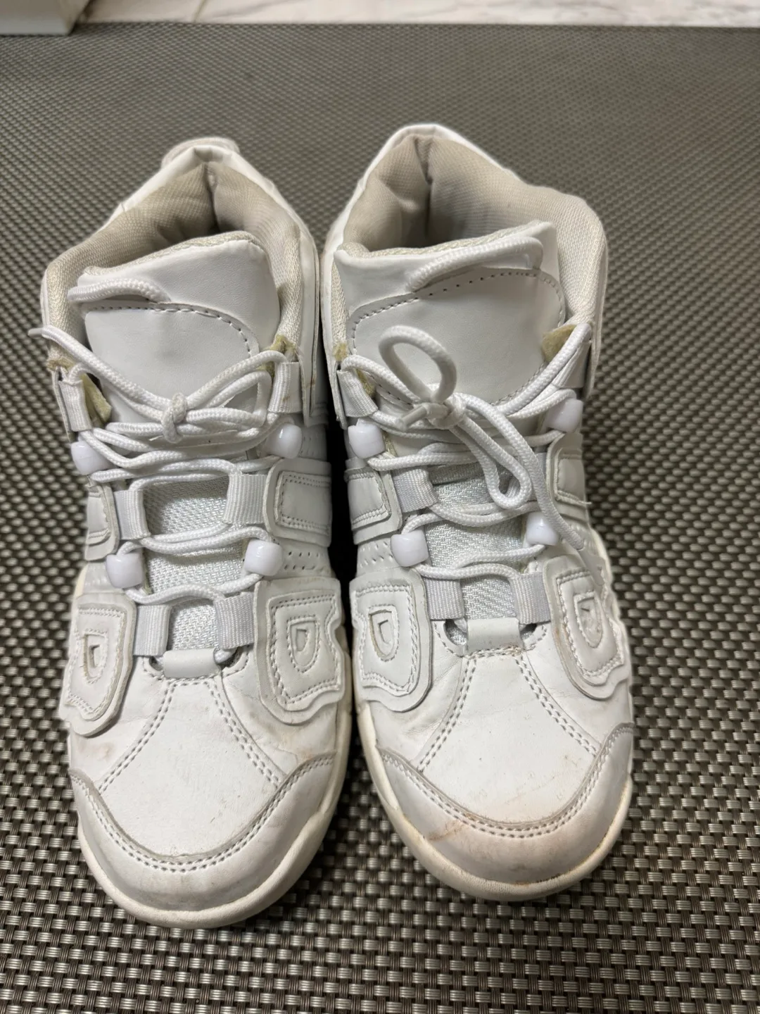 White Nike Air More Uptempo 96 Sneakers thumbnail