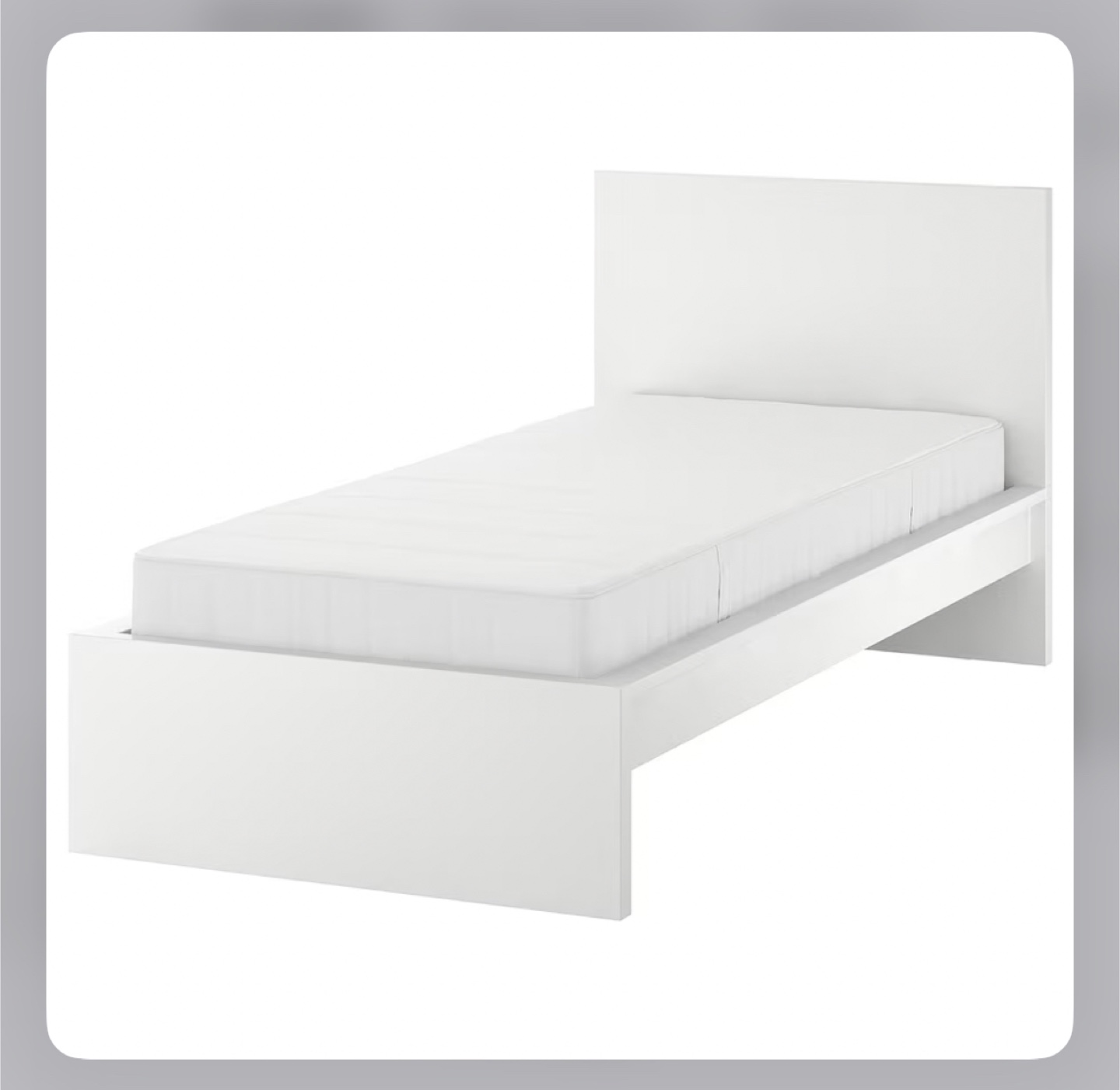 TWIN BED + MATTRESS  All IKEA - photo 4