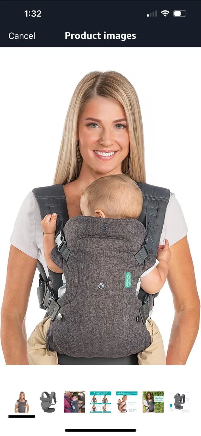 Infantino Flip 4-in-1 Carrier - Black image indicator(4)