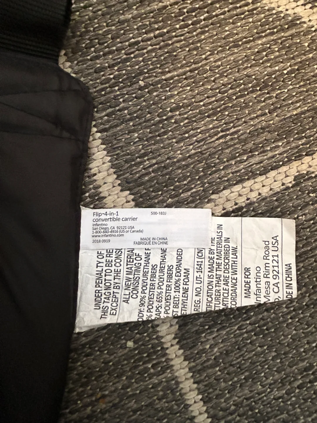 Infantino Flip 4-in-1 Carrier - Black image indicator(3)