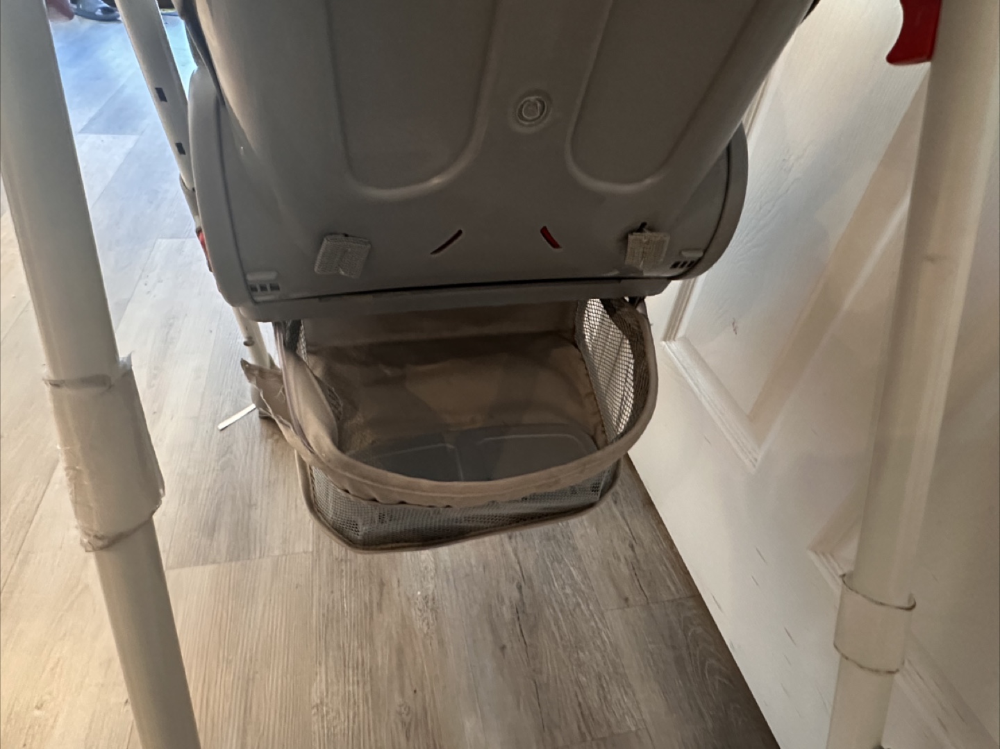 High Chair with Tray and Storage - photo 2