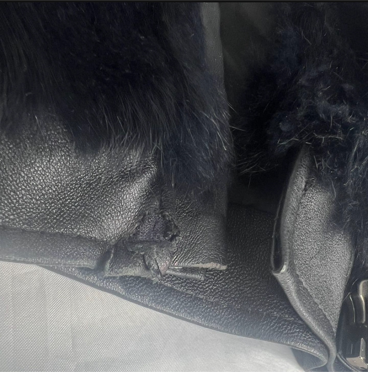 Saks Fifth Avenue Black Rabbit Fur Vest - photo 5
