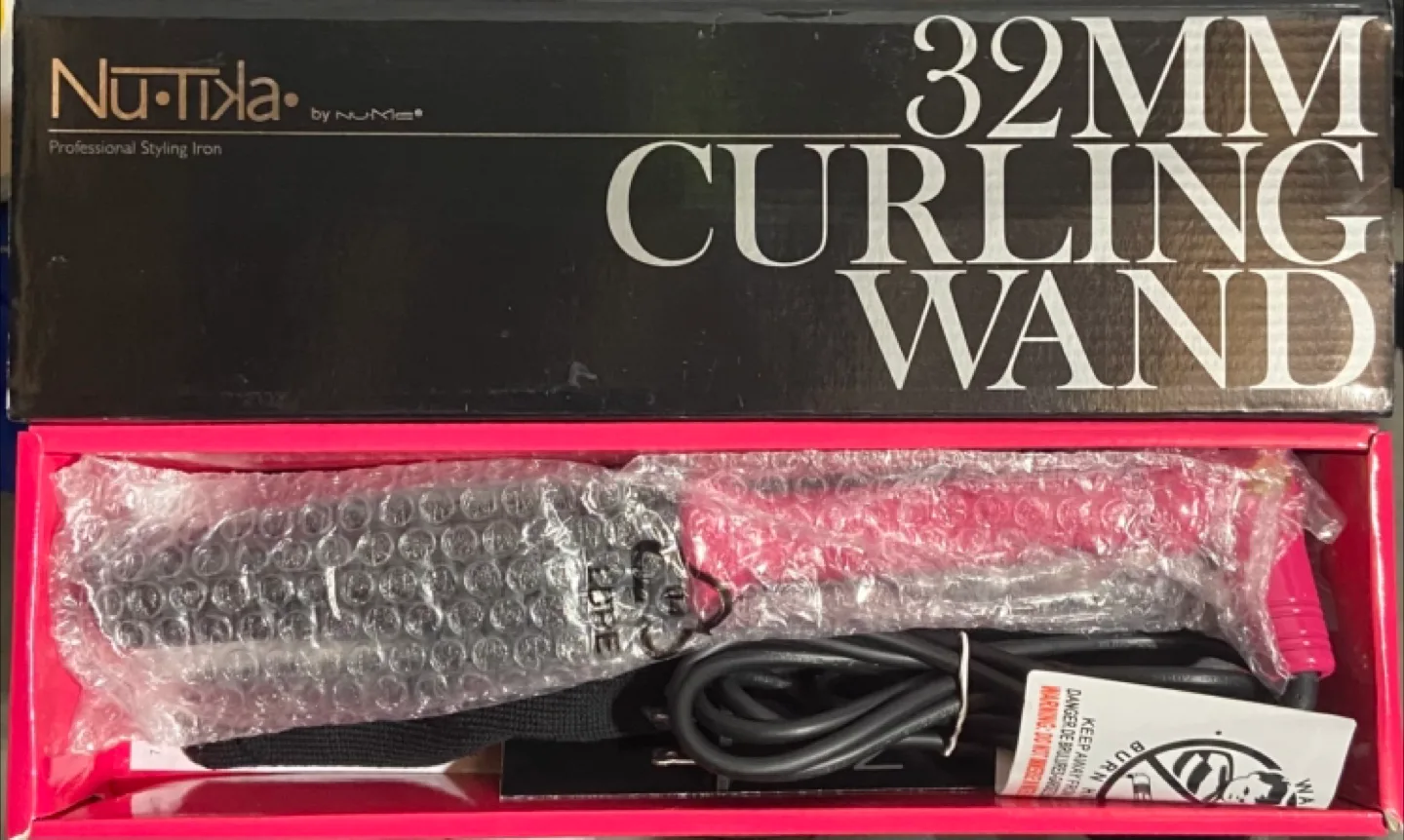 NuTila by NuMe 32MM Curling Wand image indicator(4)