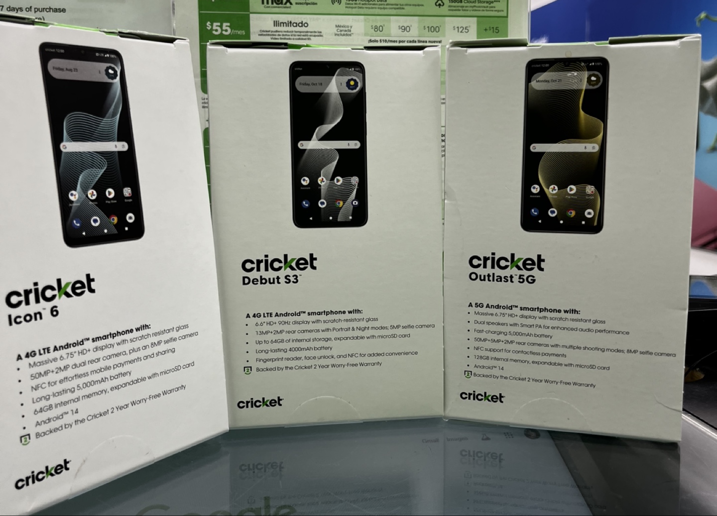 Cricket phones