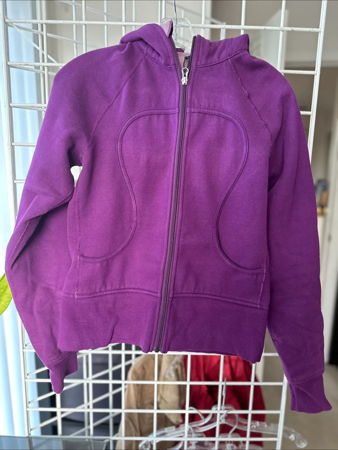 Lululemon Purple Zip-Up Hoodie Size 6 thumbnail