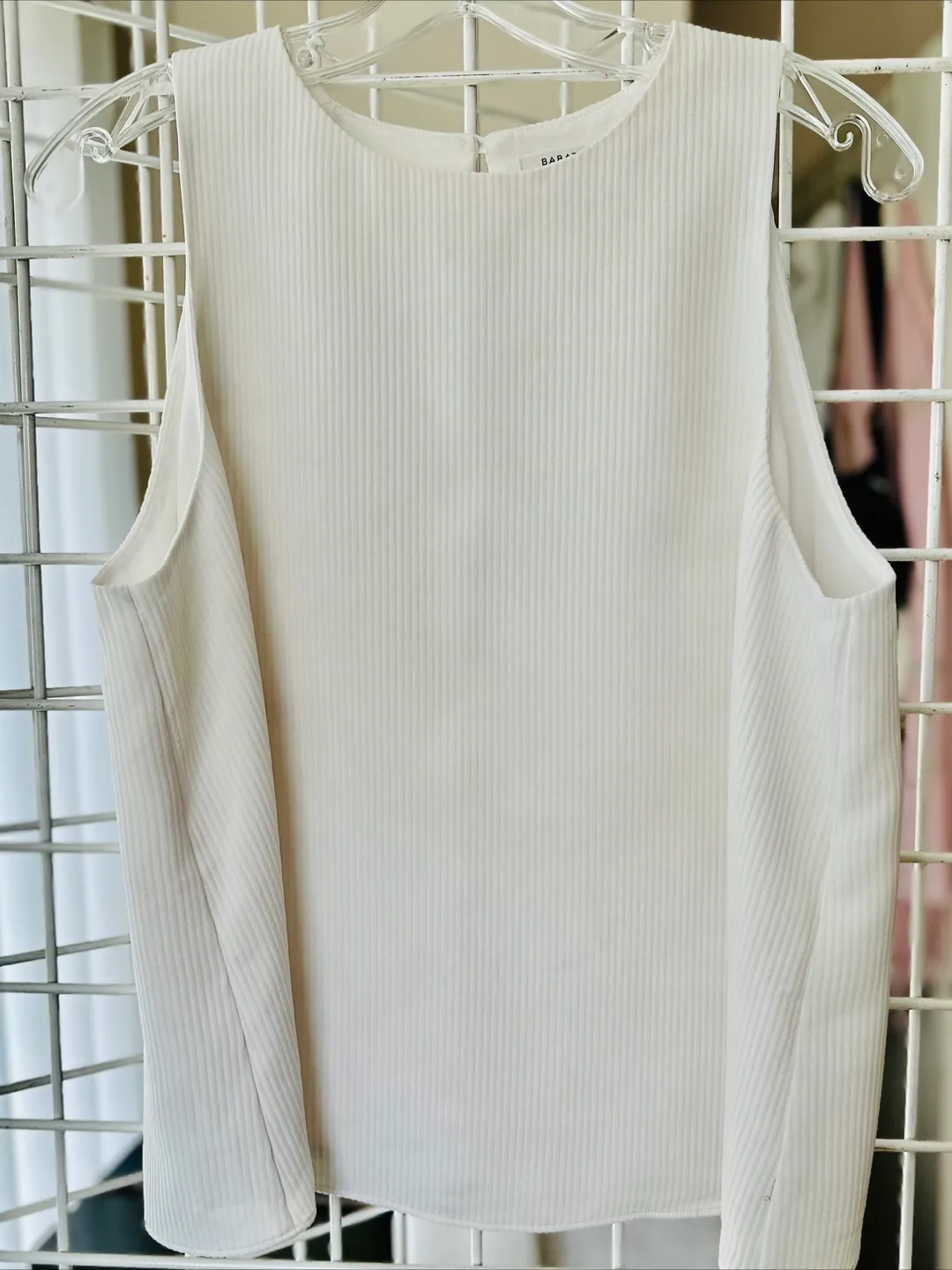 Babaton Sleeveless Ribbed Top Size Large thumbnail