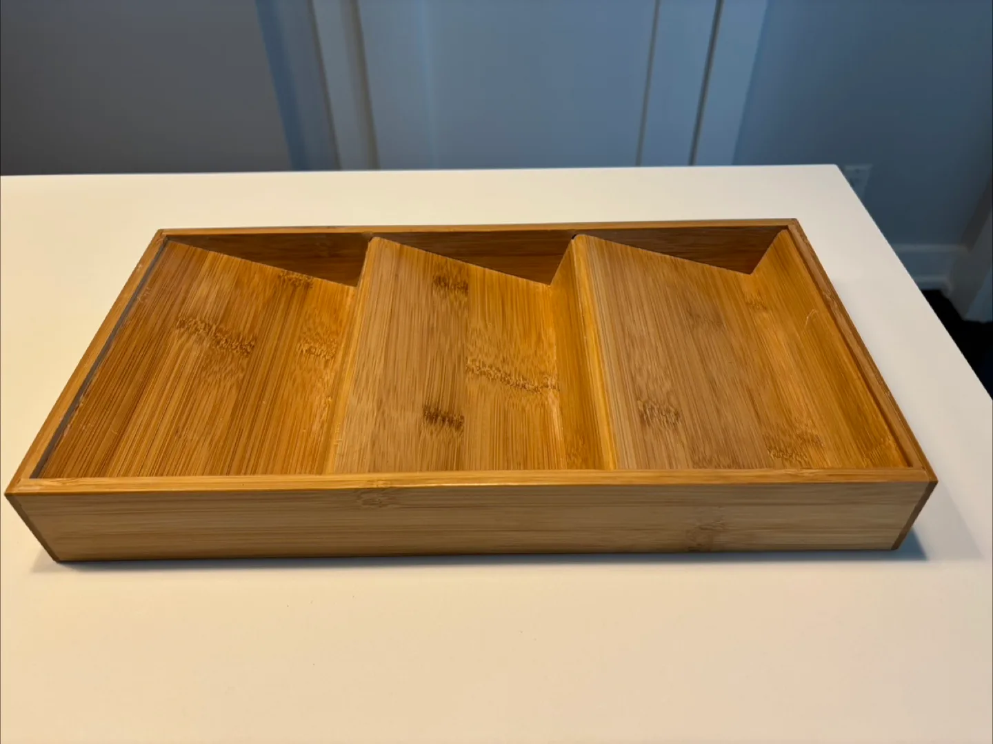 Bamboo 3-Compartment Spice Organizer Tray image indicator(2)