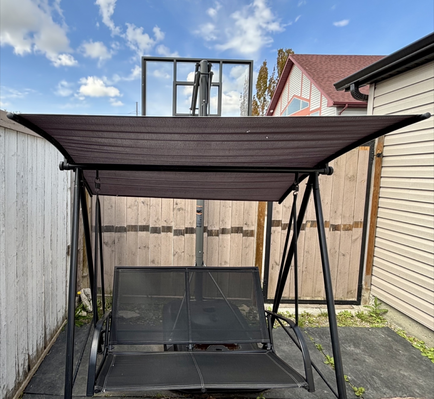 Outdoor Patio Swing with Canopy - photo 2