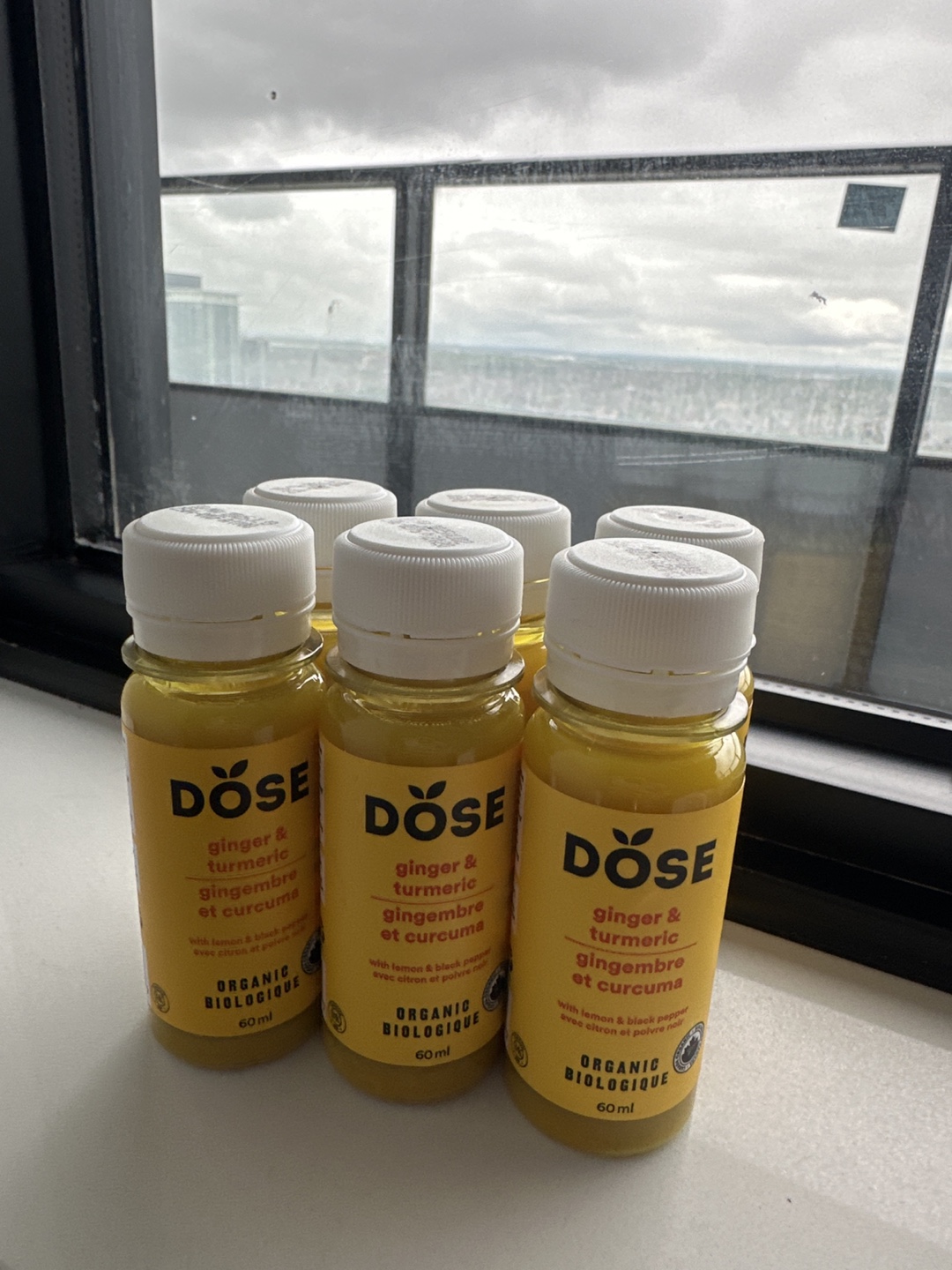 6 x DOSE Ginger & Turmeric Shots - 60ml