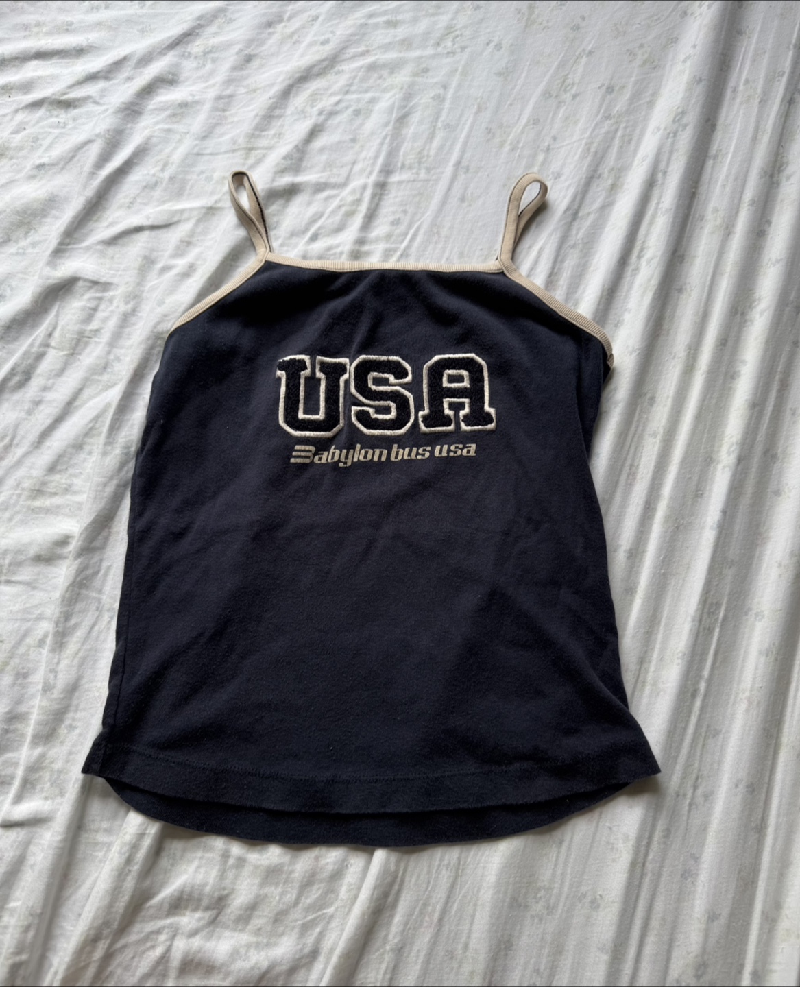 Babylon Bus USA Graphic Tank Top - Size Small