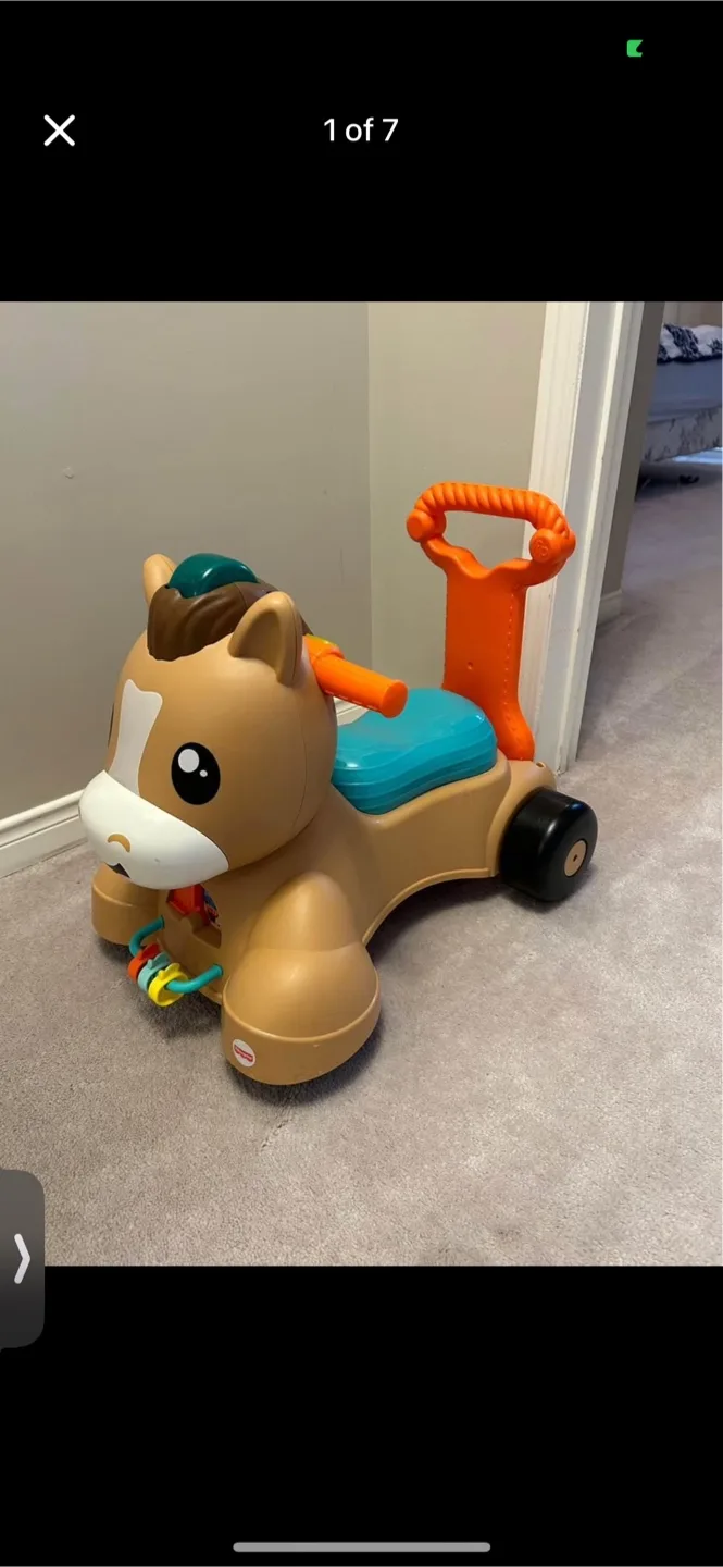 Fisher-Price Pony Ride-On Toy thumbnail