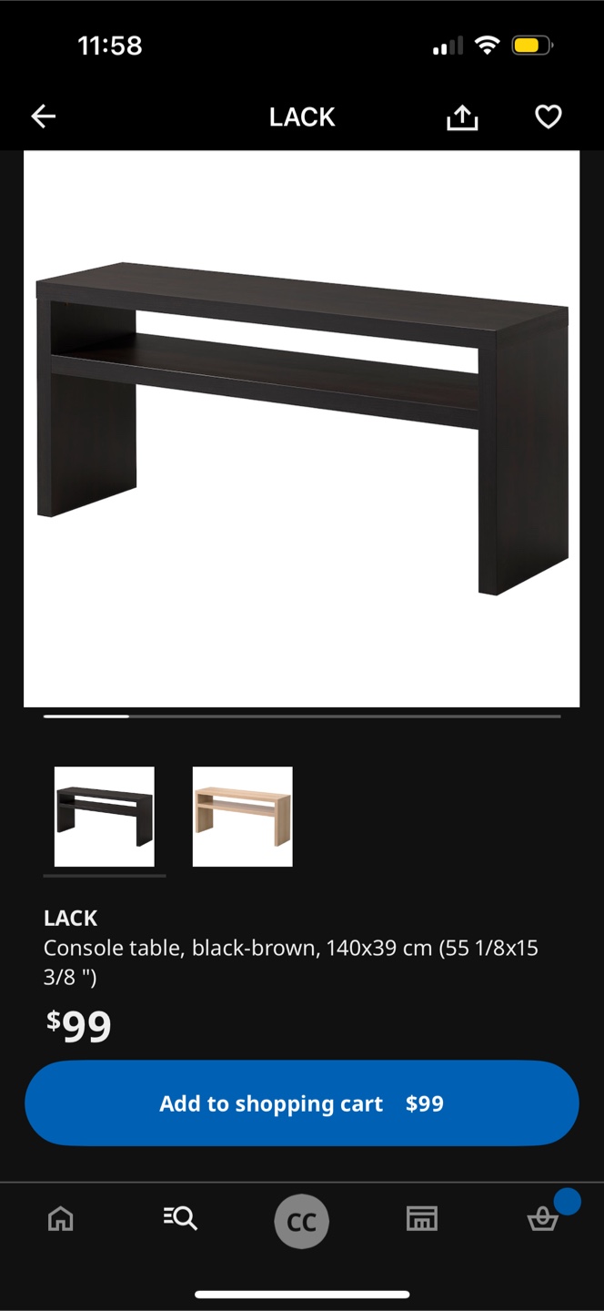 IKEA Lack Console Table - photo 5