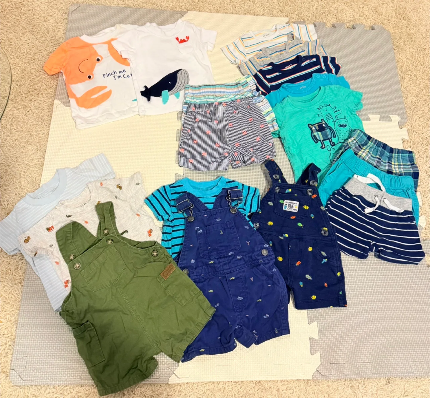 Baby Boy Clothes Bundle for Summer - Size 0-3 Months thumbnail