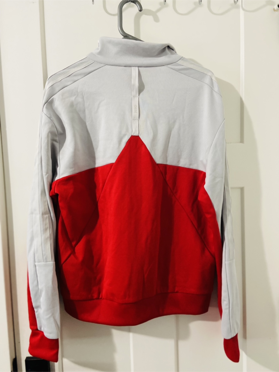 Adidas Red and Grey Track Jacket - photo 3