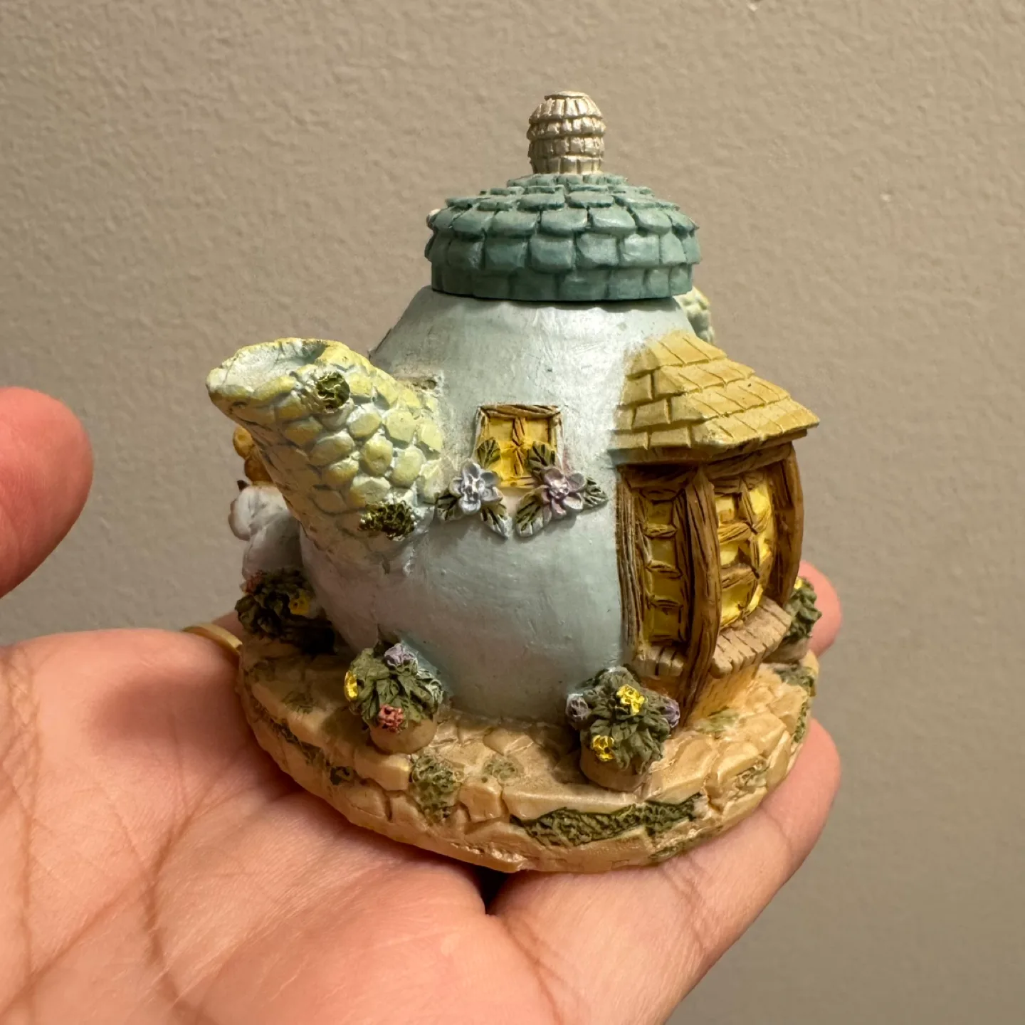 Cottagecore Mouse Teapot Cottage Figurine image indicator(6)
