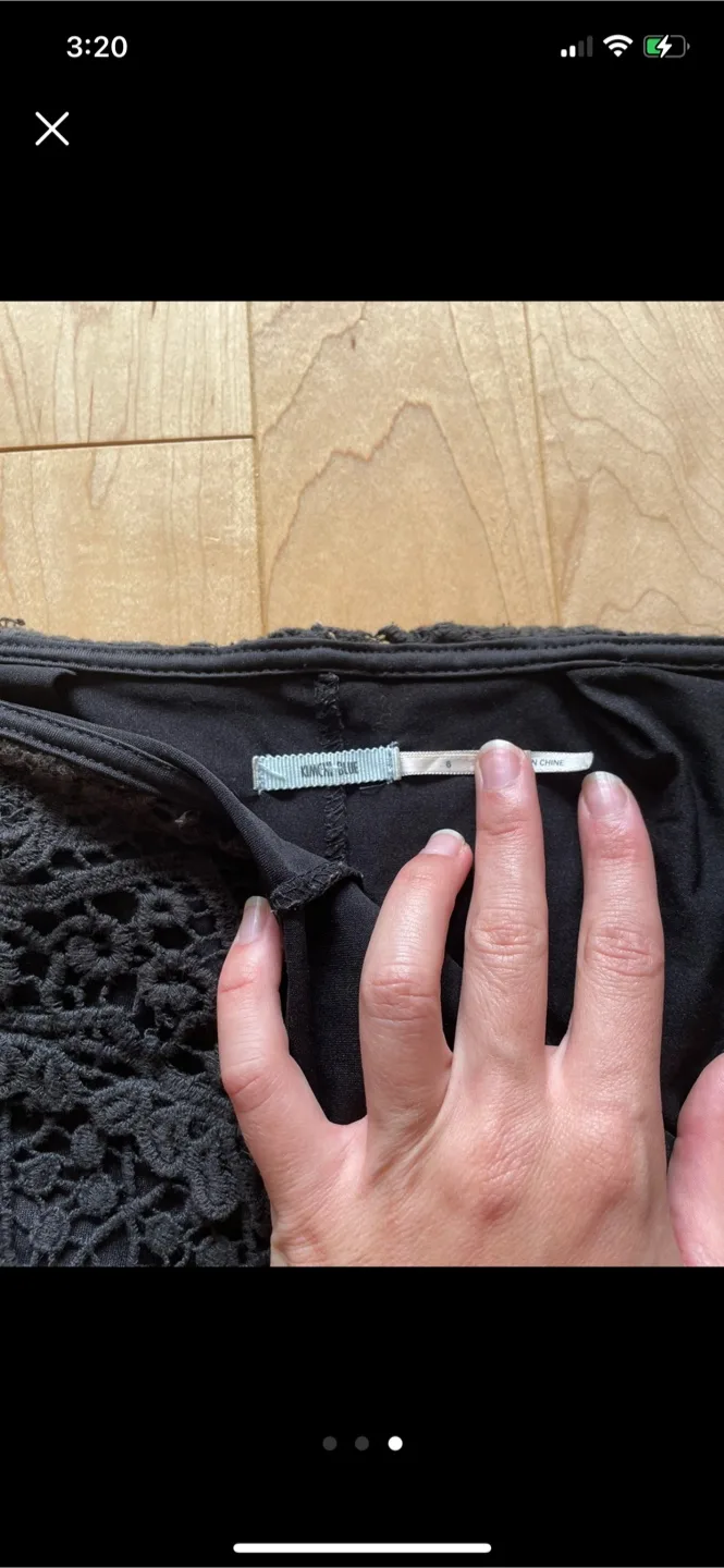 Black Crochet Shorts image indicator(3)