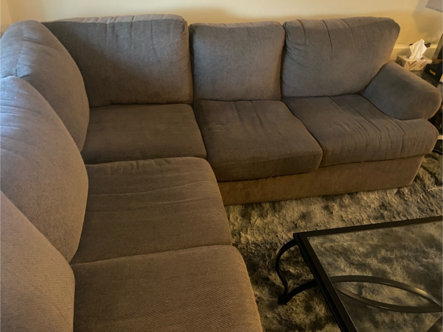 Grey Sectional Sofa - photo 3