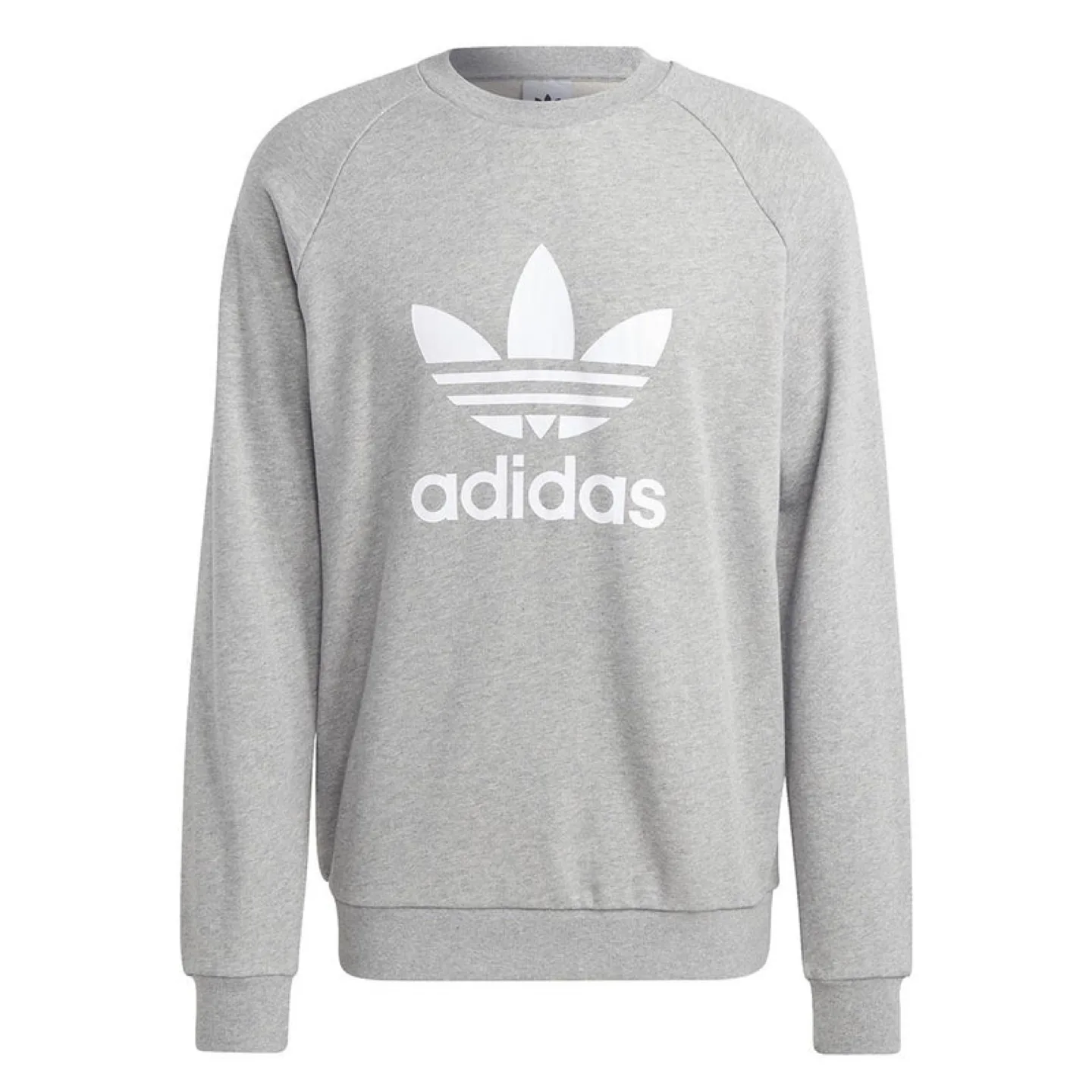Adidas Grey Crewneck Sweatshirt for Women thumbnail