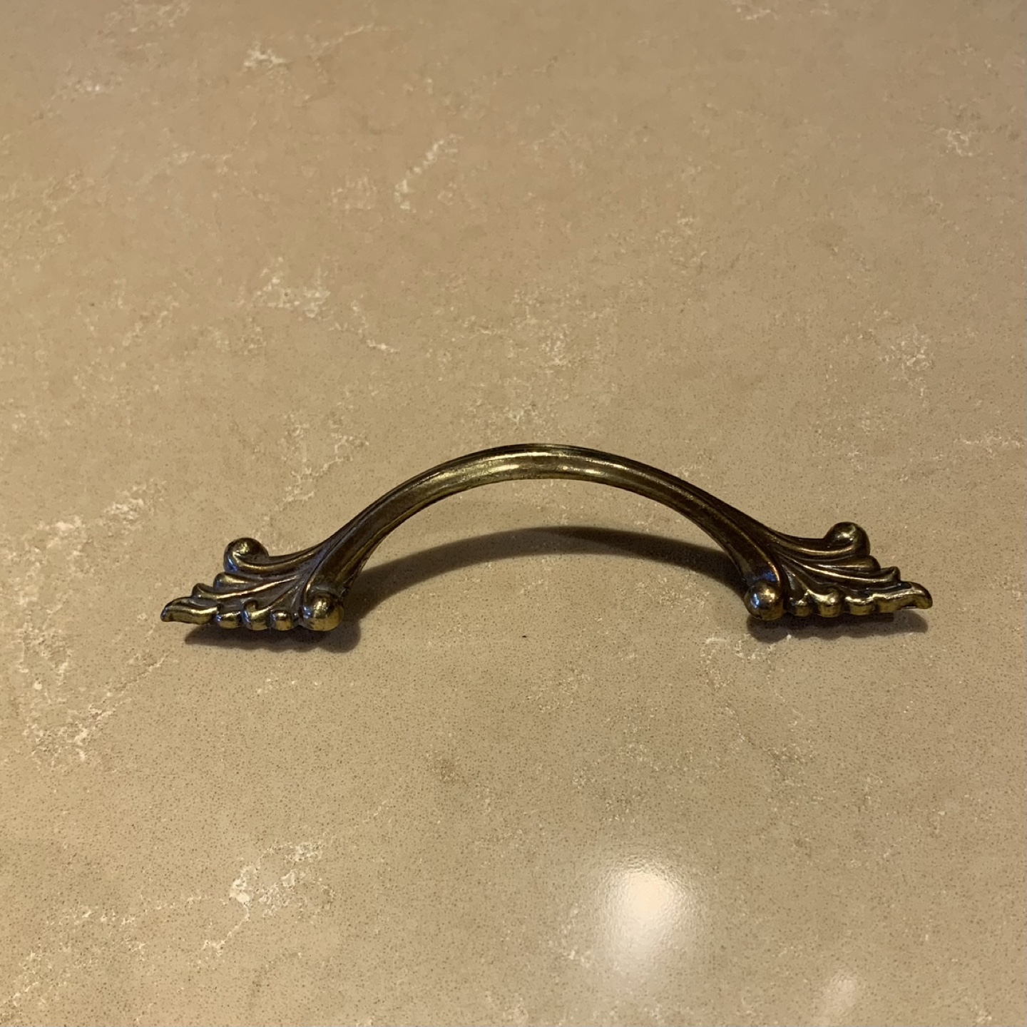 16 Antique Brass Drawer Pulls