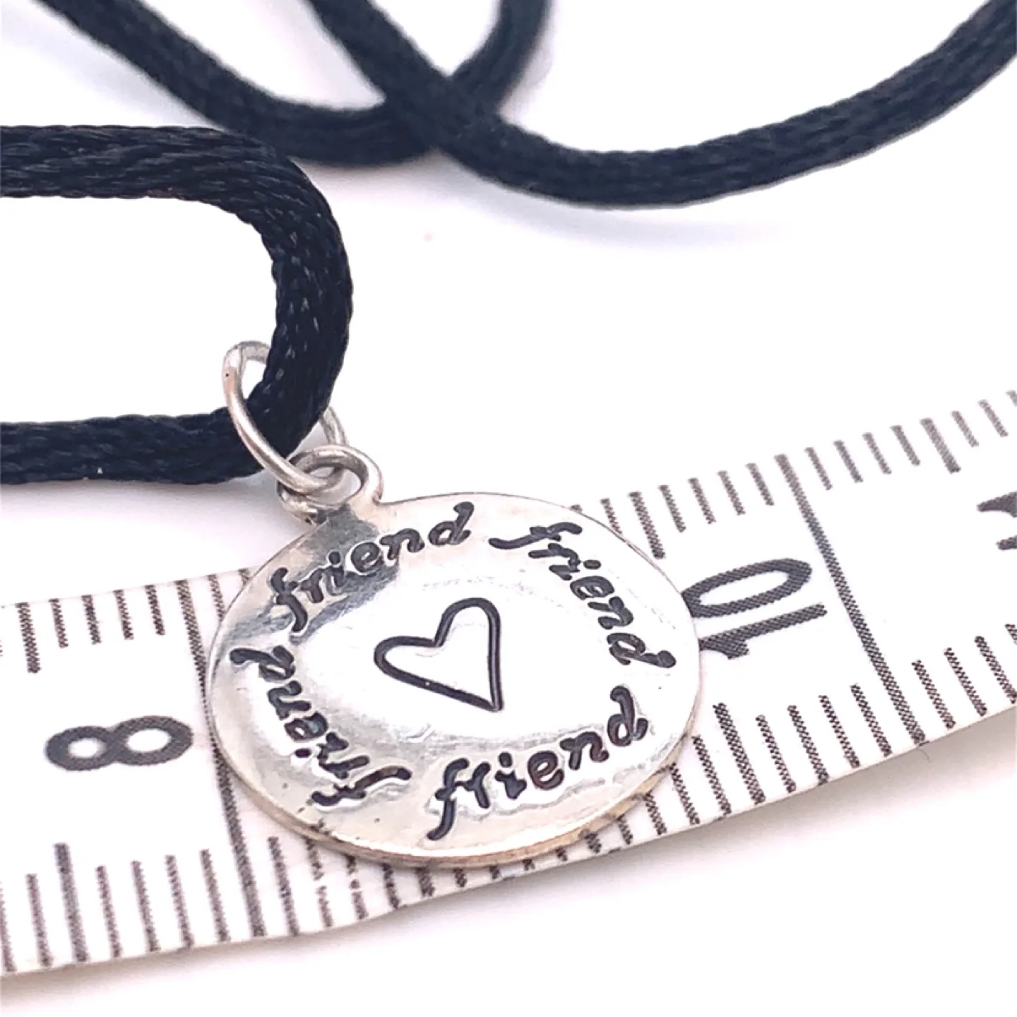 Sterling Silver Friend Pendant Necklace image indicator(5)