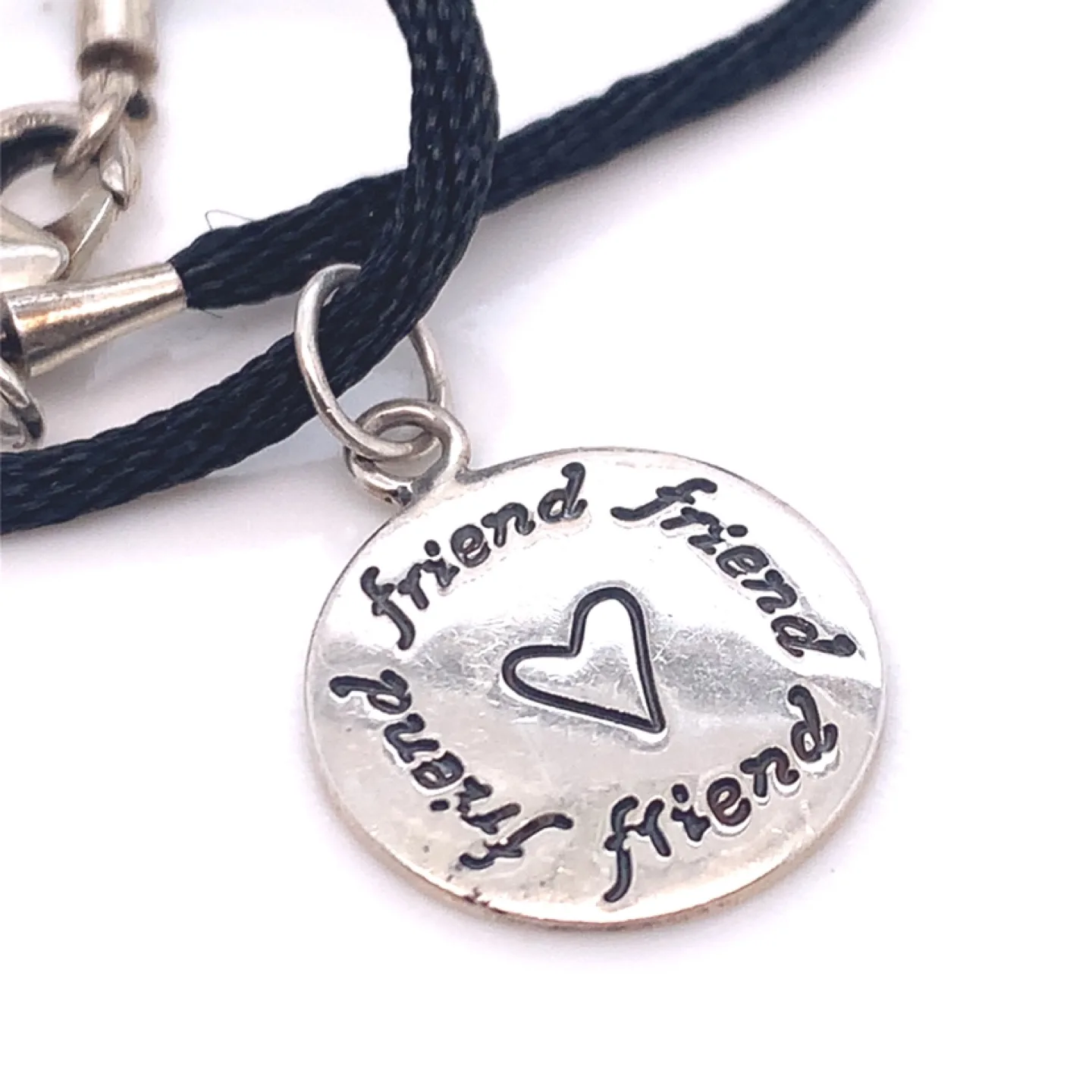 Sterling Silver Friend Pendant Necklace image indicator(2)
