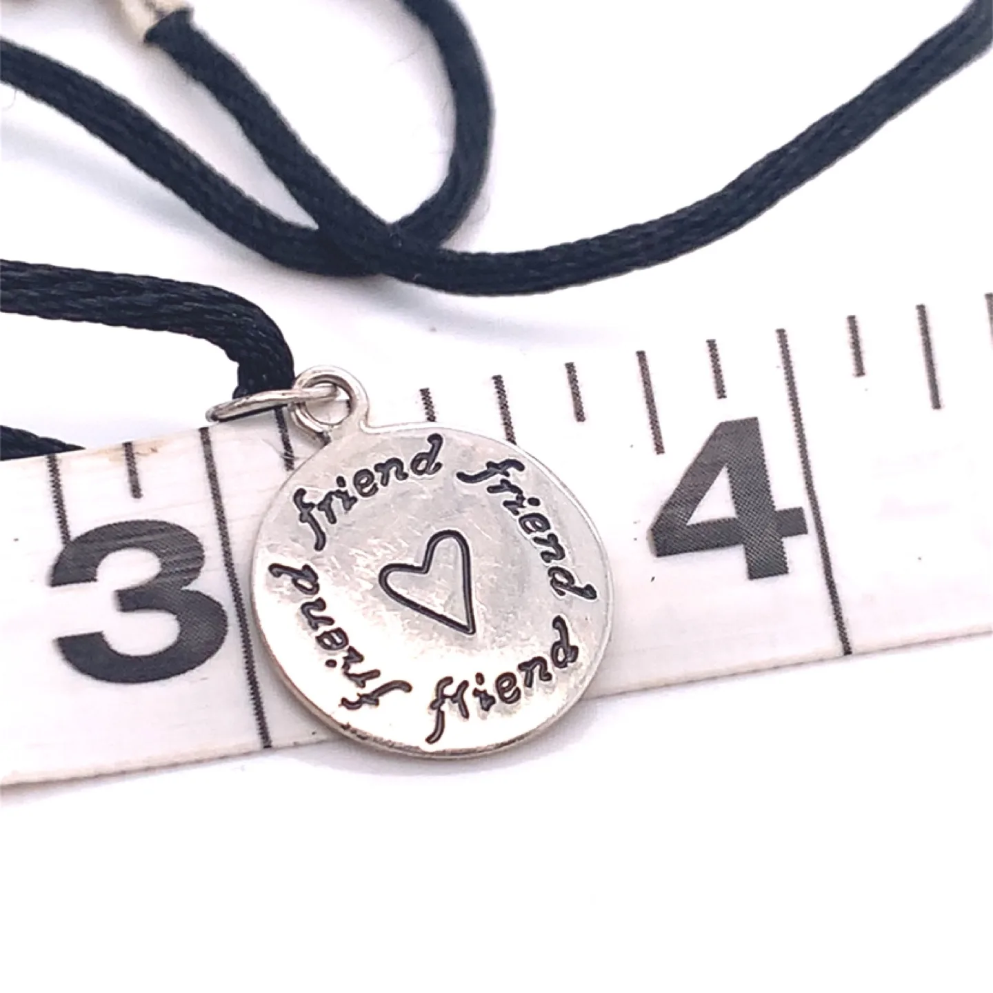 Sterling Silver Friend Pendant Necklace image indicator(6)