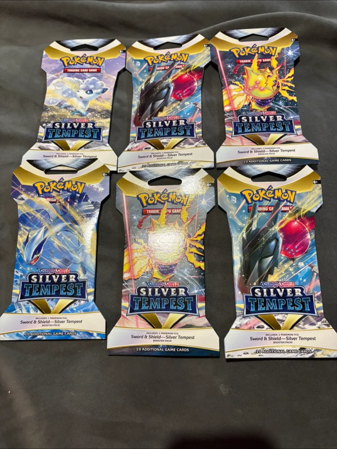 6x Pokemon Sword & Shield Silver Tempest Booster Packs thumbnail