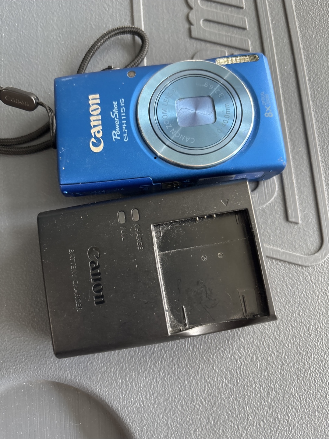 Canon PowerShot ELPH 115 IS Digital Camera with Charger