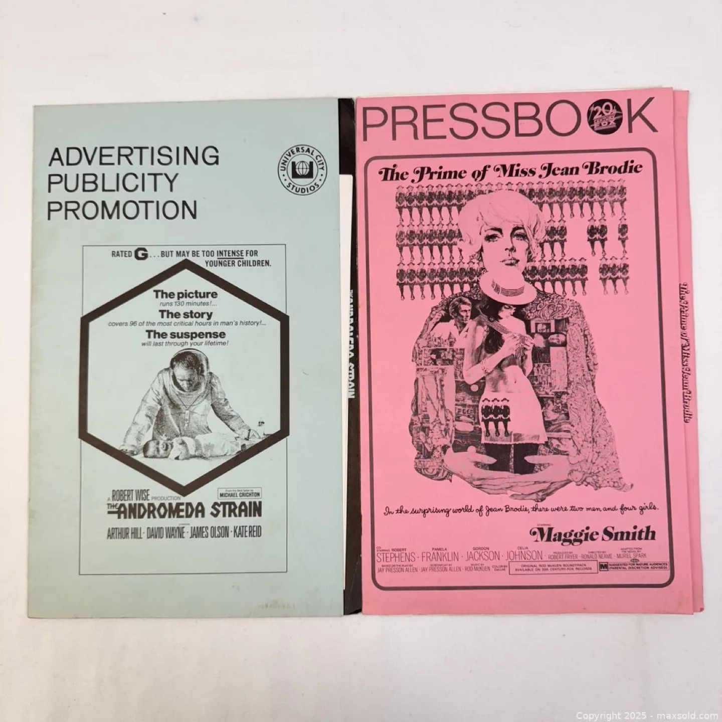 Vintage Movie Pressbooks Andromeda Strain, butch cassidy, etc image indicator(2)