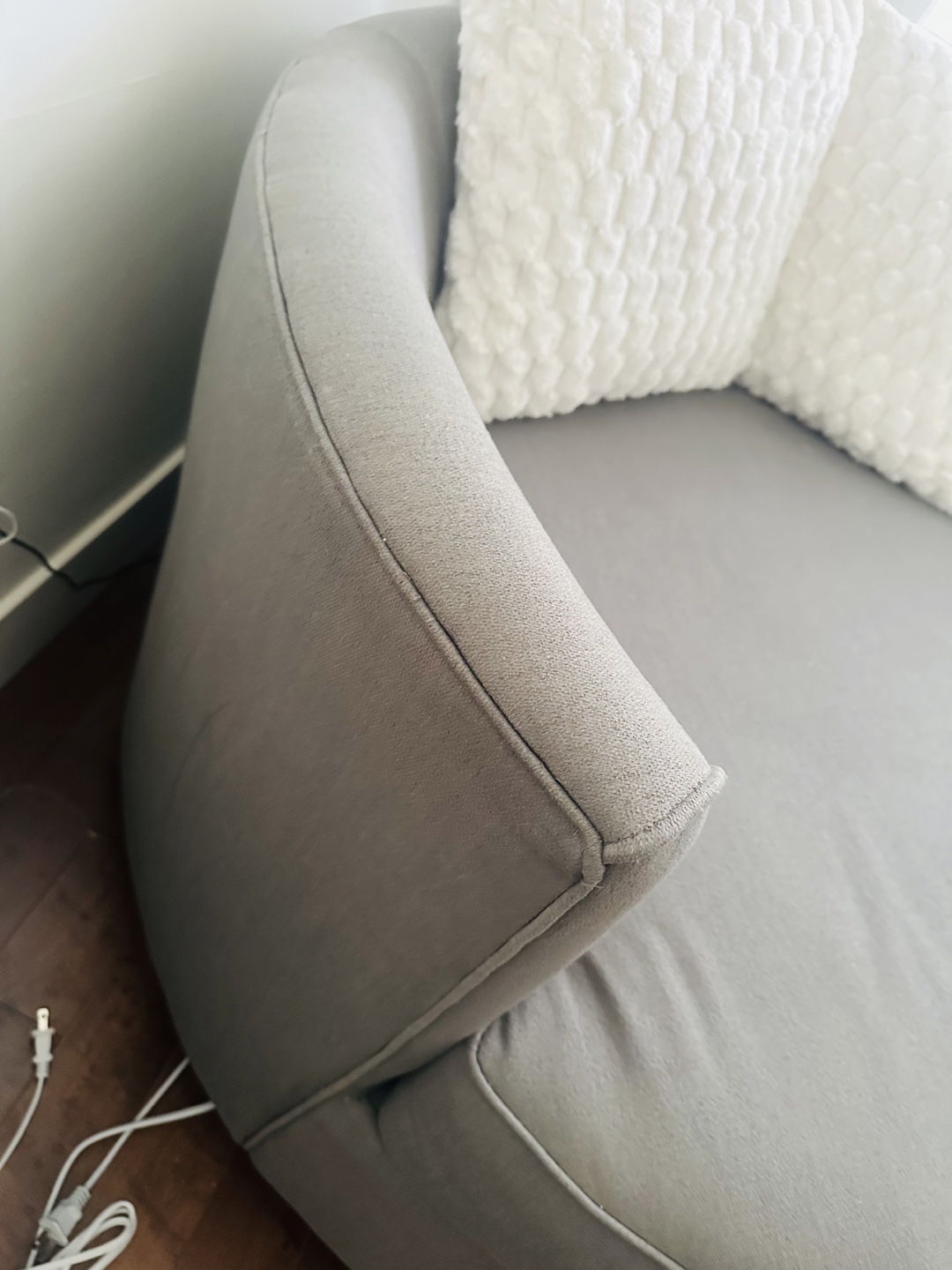 Grey Round Chair - photo 3