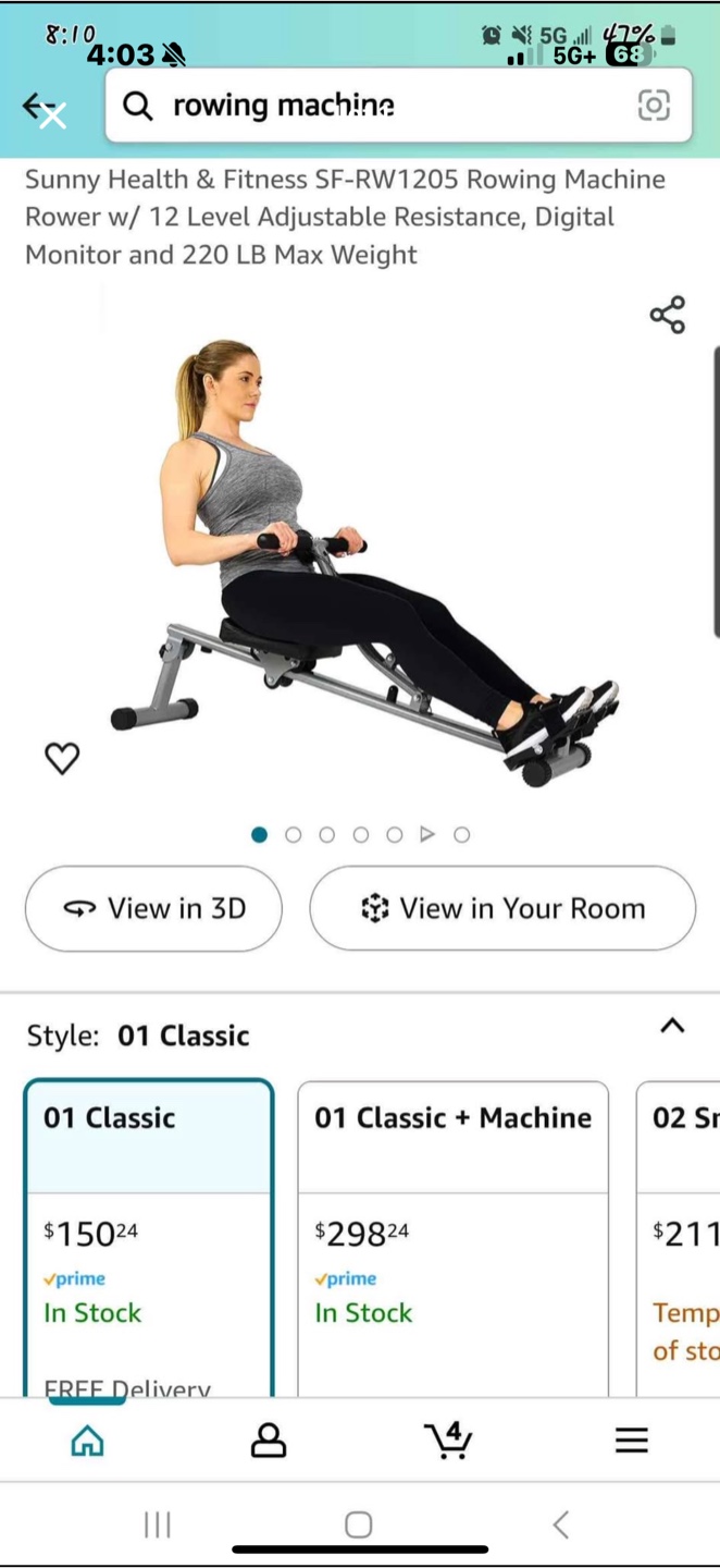 Sunny Health & Fitness Rowing Machine