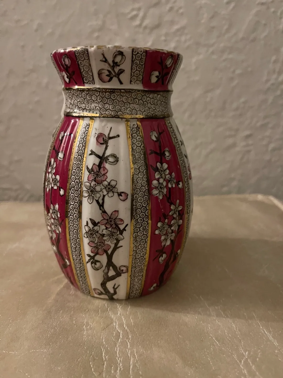 Vintage Cherry Blossom Vase thumbnail